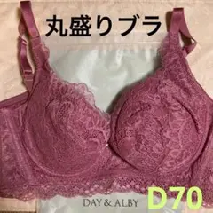 D70 丸盛りブラ DAY&ALBY ローズピンク デイアンドアルビー ブラ