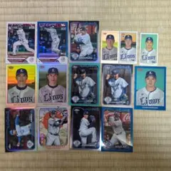 西武ライオンズまとめ　topps npb 2023 chrome 206