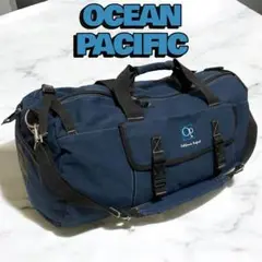 オーシャンパシフィック ボストンバッグ スポーツ 旅行 ダッフル ネイビー 美品