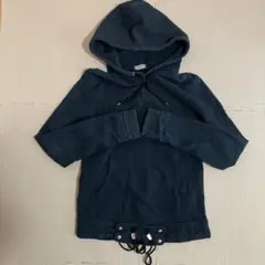 正規品 DIOR HOMME ディオール パーカー XS ネイビー 良デザイン