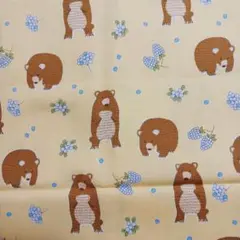 生地はぎれ　YUWA 熊 クマ ベア