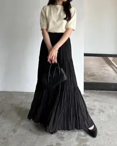 ワッシャープリーツスカート