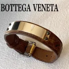 【正規品】BOTTEGA VENETA バングル•ブラウン ⚠︎ギズあり