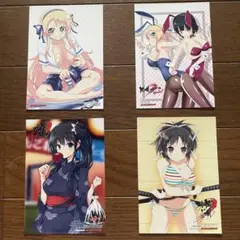 閃乱カグラ　ゲーマーズ　特典　ブロマイド　4点セット