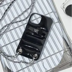 新品未開封 ダーリッチ DDリボンiPhoneケース ブラック 15 黒 新品未開封 ダーリッチ DDリボンiPhoneケース ブラック 15 黒