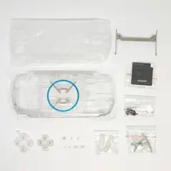 2 PSP3000 外装交換用クリアシェル 修理部品 リペアパーツ