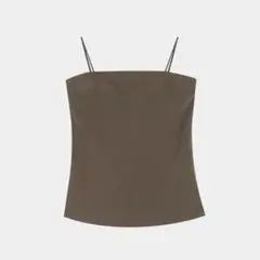 ダークブラウン スリ straps タンクトップ
