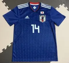 【新品未使用タグ付】adidas 2018/19 日本代表ユニフォーム 勝色 M