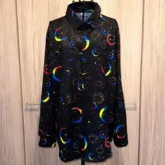 【新品未使用】男女兼用　メンズ　レディース　シャツ　ジャケット　バロック柄　①⓪