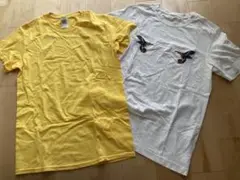 イエロー＆ホワイト刺繍Tシャツ セット