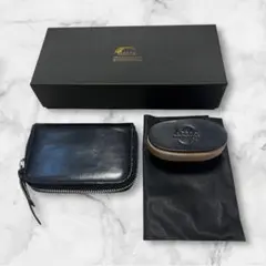 【美品】セット　CORBO コルボ　ラウンドジップ　ミニウォレット　本革　レザー