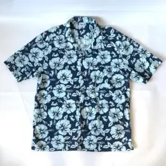 ディズニー アロハシャツ ミッキーマウス ハイビスカス