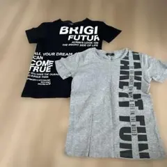 GLAZOS テキストプリント Tシャツ 2枚セット