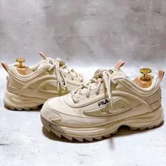 FILA カジュアル厚底スニーカー 23cm