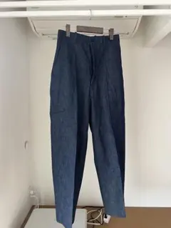 RICHFIELD　WIDE DENIM STRAIGHT TROUSERS