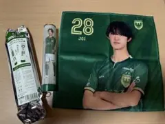 東京ヴェルディ　ペンライトチューブ　林尚輝、ハンドタオル　山本丈偉