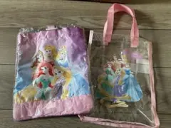 新品未使用未開封 プリンセスのプールバックと上靴袋