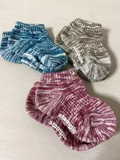 stample マーブルアンクルソックス 靴下 ss 10-12cm