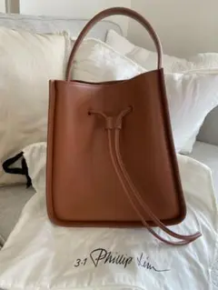 3.1 フィリップリム 美品 ハンドバッグ ブラウン philip lim