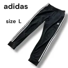 美品✨adidas アディダス✨レディースジャージ3ライン サイズL ブラック