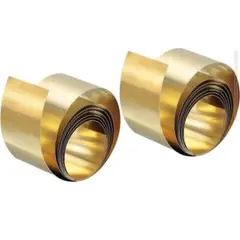 ✨真鍮シートロール 0.2x30x1000 mm 真鍮ホイルロール 新品ゴールド