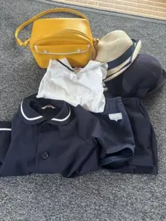 園服、バッグ、帽子セット