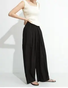 ブラック ワイドパンツ 未使用
