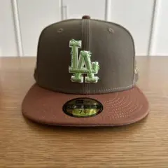 New Era 59FIFTY LAキャップ ブラウン