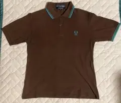 FRED PERRY ブラウン ポロシャツ