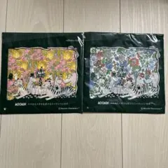 ムーミンMOOMIN スマホもメガネも拭けるリバティハンカチ2枚セット