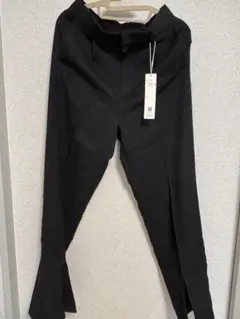 リエディ Re EDITブラック 裾スリットフィット スラックス Mサイズ新品