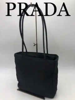 PRADA ブランド ブラック トートバッグ ナイロン メンズ レディース