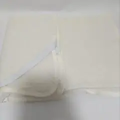 アイボリー チェック柄 敷きパッド