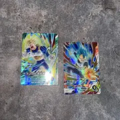 ドラゴンボールスーパーダイバーズ ベジータ トランクス SR 2枚セット