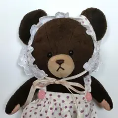 くまのジャッキー　ぬいぐるみのお洋服　帽子