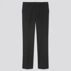 【美品】UNIQLO ユニクロ｜ストレッチパンツ 無地 ブラック 黒 スラックス
