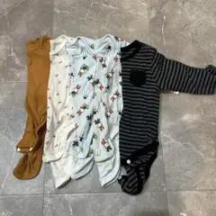 ユニクロ 肌着ロンパース 5枚セット