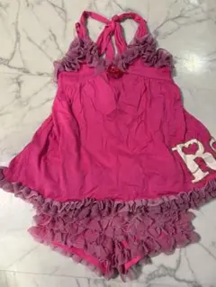 ロニィ RONI フリル キャミソールショートパンツセット ML 140 上下