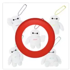ベイマックス　ぬいぐるみチャーム　ピンク