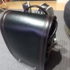 ランドセルブラック×赤ステッチA4サイズOK