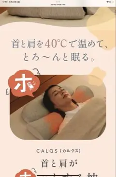 CALQS 首と肩がホッとする枕　PLUS