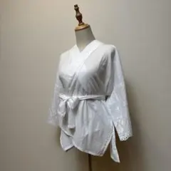 ジュポネ 半襦袢 銀鼠 コットン 木綿 筒袖 着物 jupone-juban-SV】ジュポネ・半じゅばん・銀鼠（ぎんねず