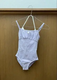 チャコット　レオタード　紫　白