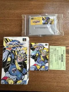 ソニックブラストマン スーパーファミコンソフト箱・説明書有り