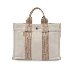 HERMES エルメス ニューフールトゥPM ブラウン トートバッグ