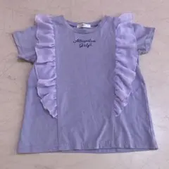 ALGYトップス⭐︎XS140 女の子半袖Tシャツアルジーフリル