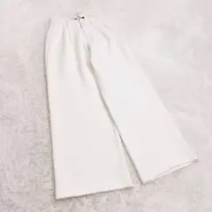 JOHN ジョン　ワイドパンツ　白