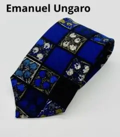 ウンガロ　Ungaro ネクタイ　プリント　アート柄