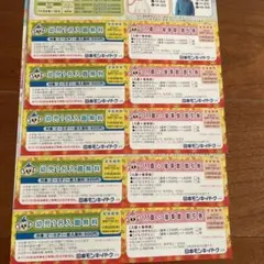 日本モンキーパーク 幼児入園無料券 5枚