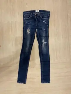 【最終値下げ】GYDA BACK RIPPED スキニーデニム XS